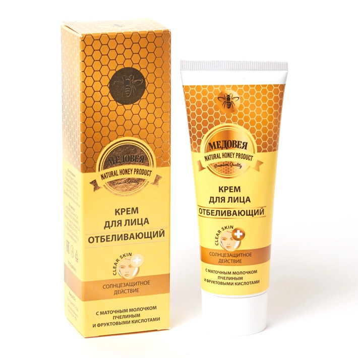 Отбеливающий крем для лица &laquo;Медовея&raquo;
